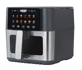 Livwell - Smart Touch 8 Quart Air Fryer - Black