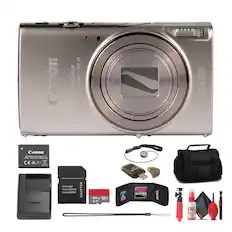 Canon PowerShot A360 HS
12x Optical Zoom
3.6-70 mm
Canon A1180T
PALA 15m
Canon microSD microSDHC microSDXC Adapter
64GB
Canon Battery Pack NB-11LH
Ultima Camera Strap
Canon Lens Cleaning Kit
Canon USB Cable
Canon Camera Bag