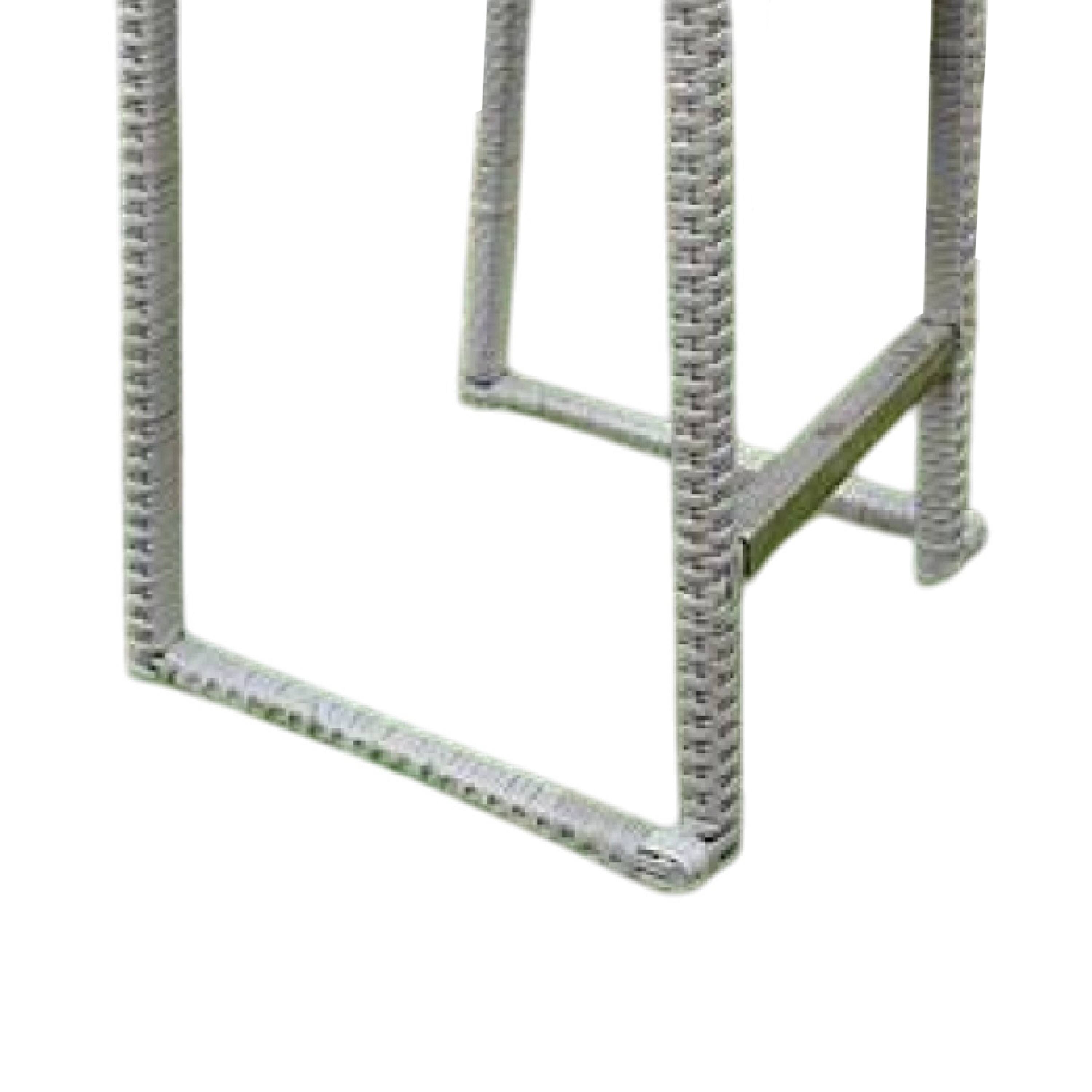 Alt View 3. Manhattan Lane - Mio Barstool Chair Set of 6, Thick Seat Cushion - Gray.