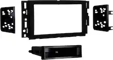 Angle. Metra - Dash Kit for Select 2006-2023 Chevrolet GMC Buick Pontiac Hummer Saturn DIN - Matte Black.