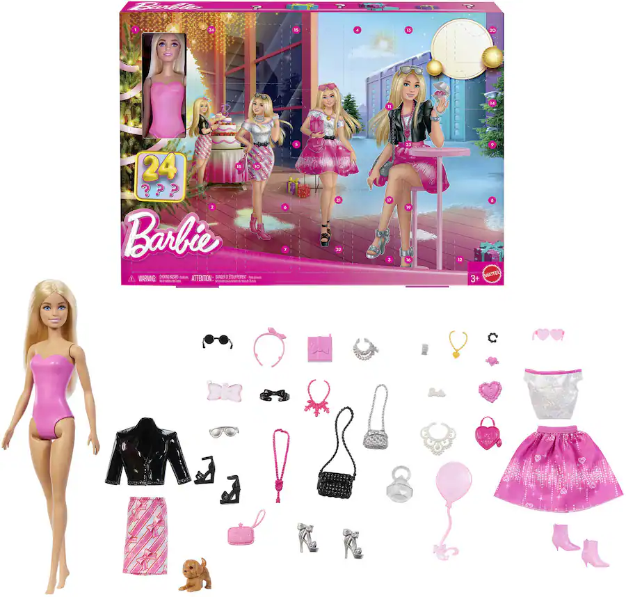 Mattel Barbie Fab Advent Calendar Collectibles Multicolor 194735300389 ...
