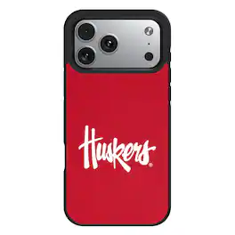 Keyscaper - NCAA - Nebraska Huskers Bump Case with 8.2ft Drop Protection - 15 - Multicolor