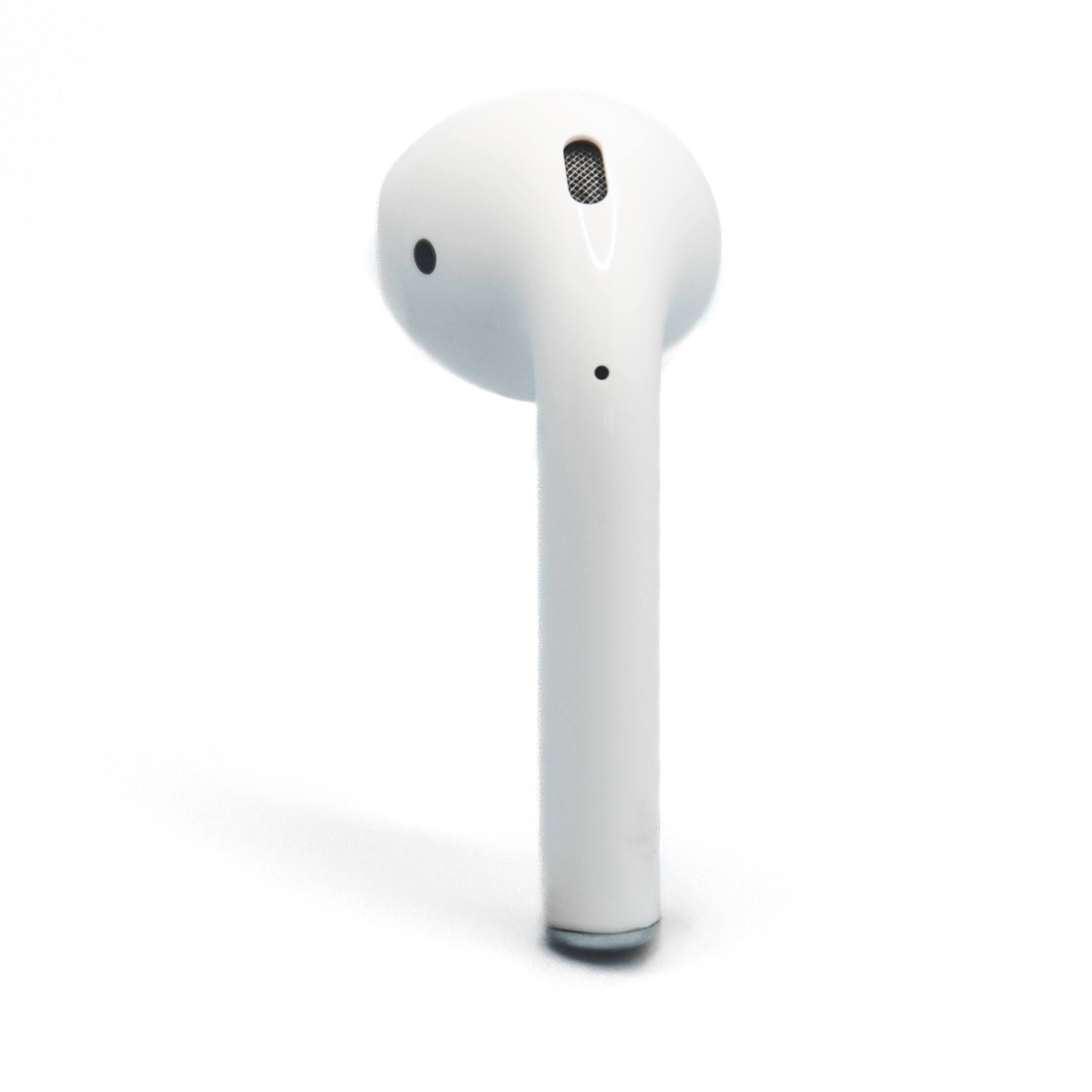Back. Apple - Apple Left Replacement AirPod - 2nd Generation (A2031) - White.