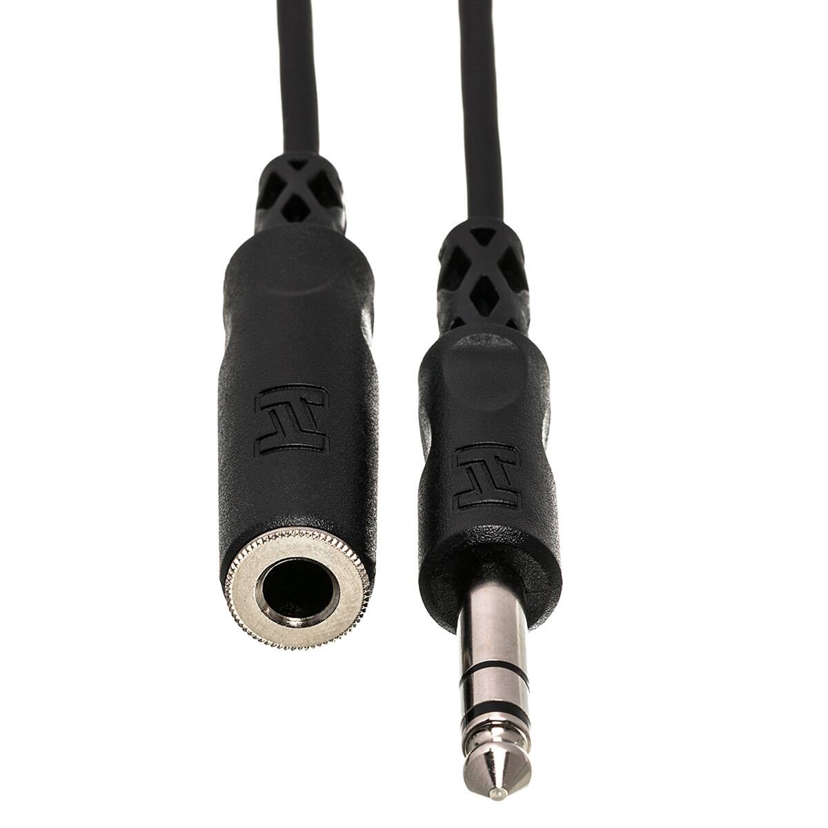 Alt View 6. Hosa Technology - Hosa Technology 2x Stereo 1/4" Female Phone to 1/4" Male Phone TRS Headphone Extension Cable, 25'.