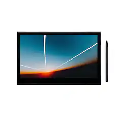 Front. Wacom - Movink 13" Creative Pen Drawing Tablet with Touch Display - Black.
