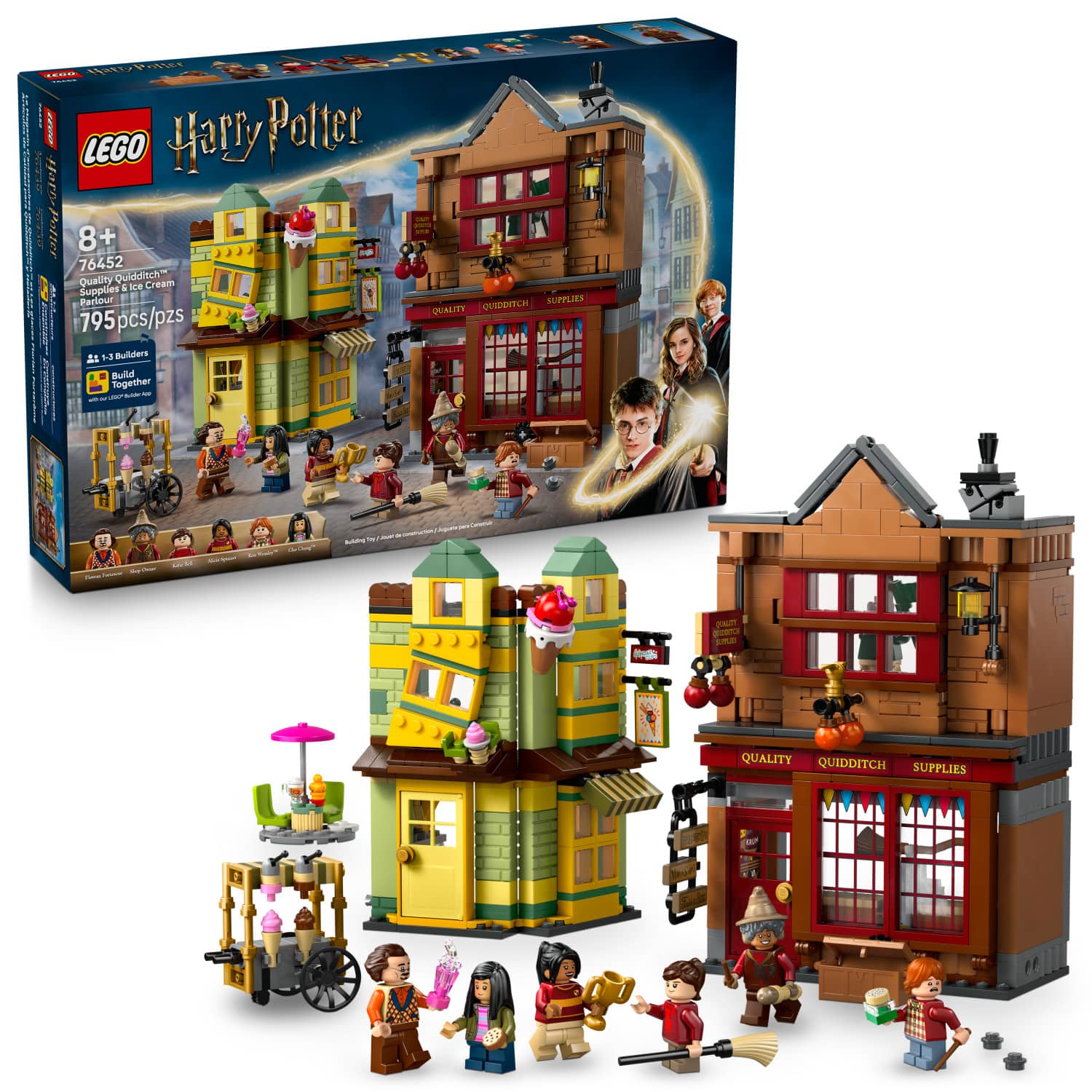 LEGO - Harry Potter Quality Quidditch Supplies & Ice Cream Parlour 76452 - Front_Zoom