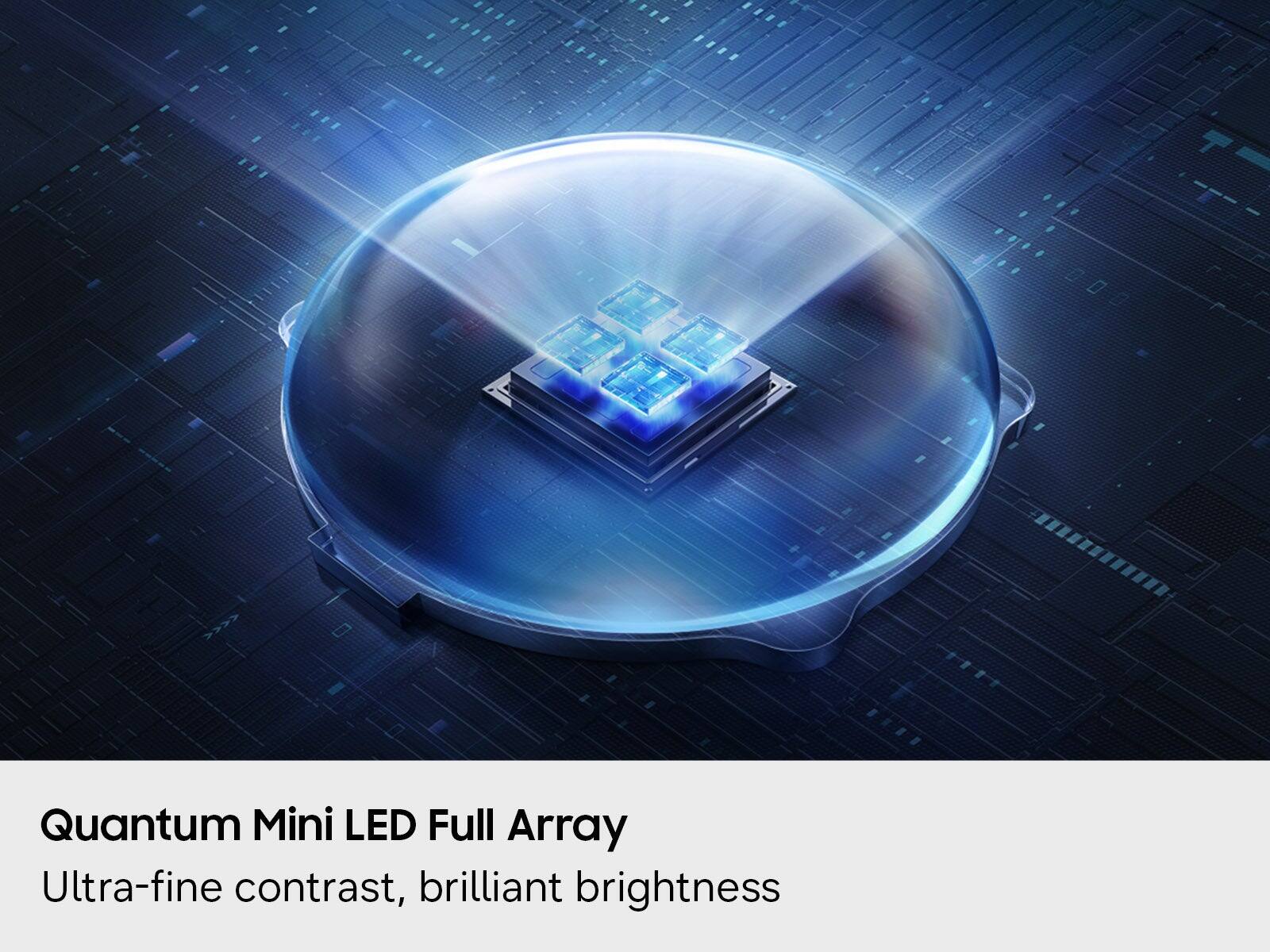 Quantum Mini LED Full Array  
Ultra-fine contrast, brilliant brightness