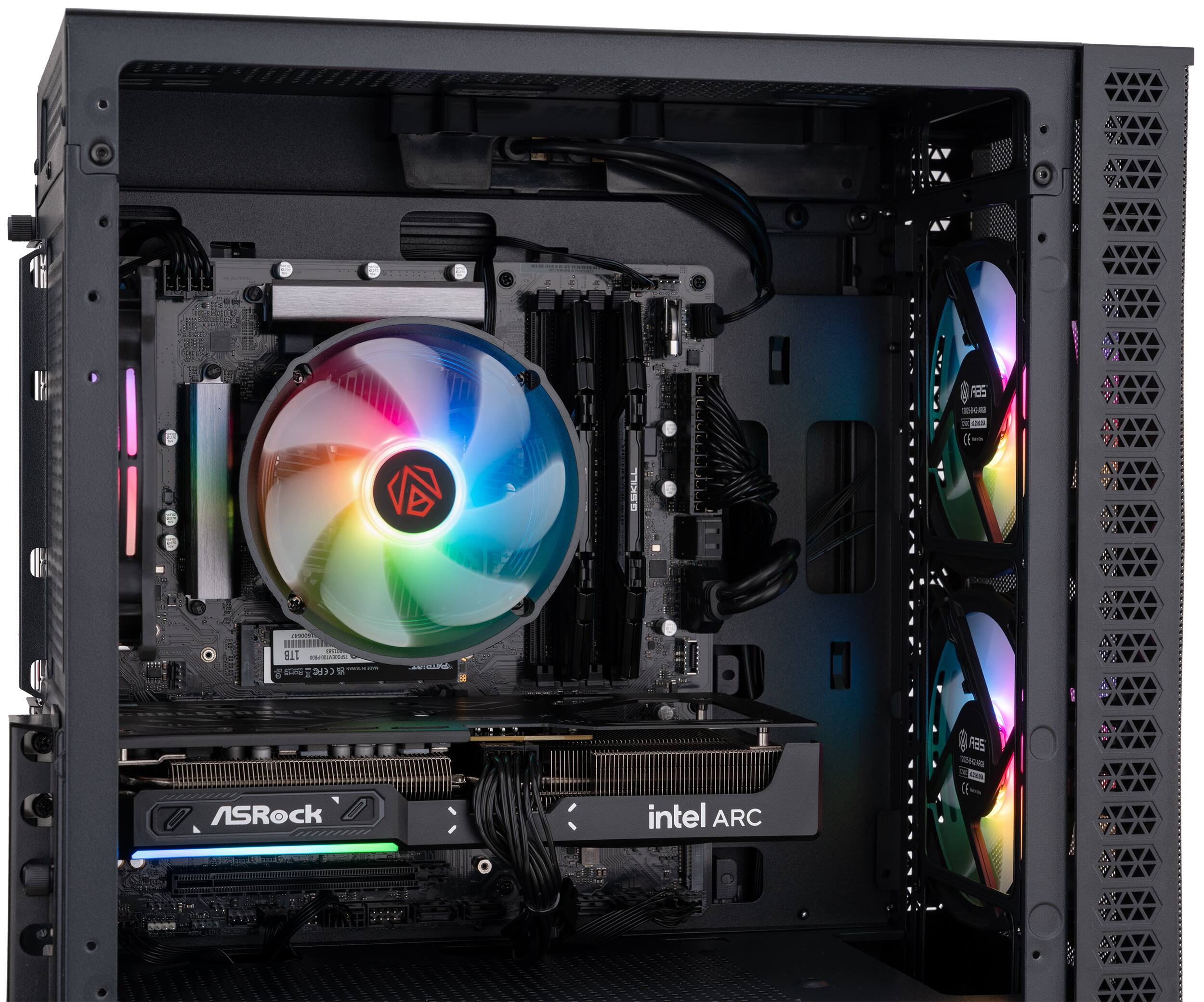 ADVANCED BATTLESTATIONS ABS Cyclone Aqua Gaming PC Windows 11