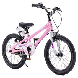 RoyalBaby - Freestyle Outdoor Kid's Sporty Bicycle with Kickstand, 18 Inch - Pink