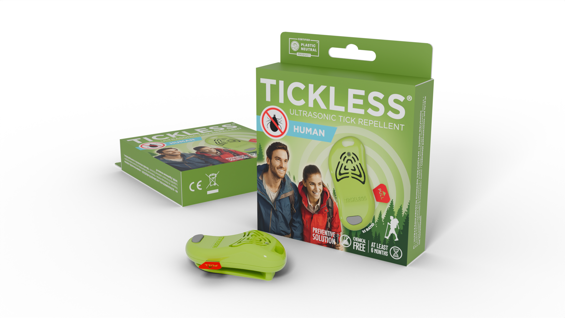 RTO PLASTIC NEUTRAL PRSDST TICKLESS K I: ULTRASONIC TICK REPELLENT! E6S N LEE HUMAN PRPPAI TICKLES Tu LLTRASOIE HUMANR | I - da Pe - - 0.. | ! - W - - - 40R I s - - - - EN Ae - " essien CE - d - TISKLESS PULL | | | RAPRL Caes | RATIO PREVENTIVE 0S SOLUTION. CHEMICAL FREE AT LEAST 6 MONTHS POLL

TICKLESS® ULTRASONIC TICK REPELLENT HUMAN  
PREVENTIVE SOLUTION  
CHEMICAL FREE  
AT LEAST 6 MONTHS  
PLASTIC NEUTRAL  
CE