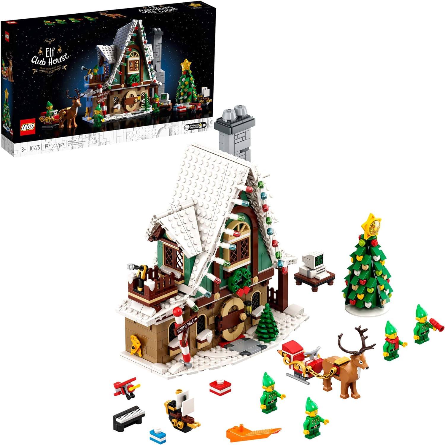 Elf Club House  
LEGO 10275  
1197 pcs/pzs  
7+  

NORTH POLE