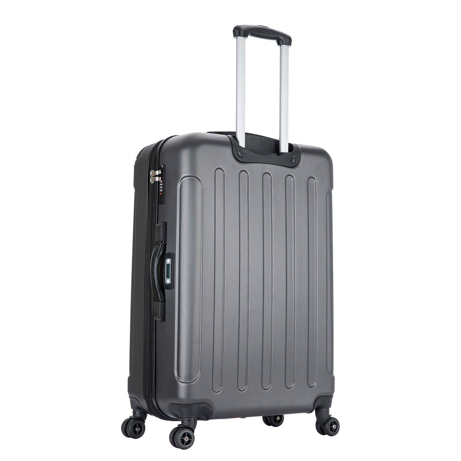Alt View 1. DUKAP - Intely Hardside Spinner Luggage 28" with Integrated Digital Weight Scale - GREY.