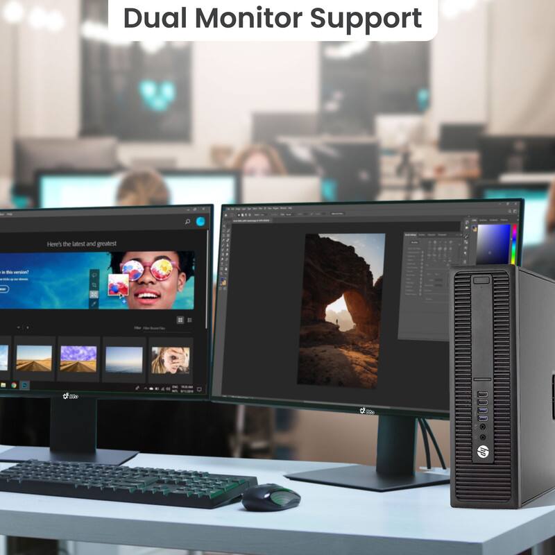 Dual Monitor Support  
Here's the latest and greatest.