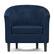 Alt View 13. Simpli Home - Austin 30 inch Wide Tub Chair - Distressed Dark Blue.