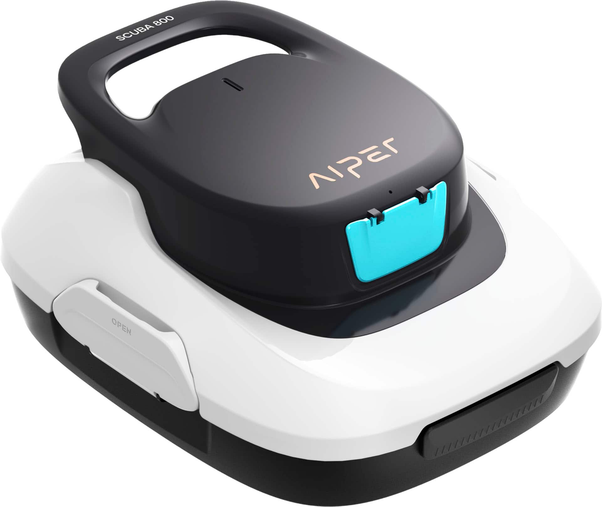 Aiper - Scuba 800 Cordless Robotic Pool Cleaner for Flat Above-Ground Pools up to 860sq.ft, Automatic Pool Vacuum - White - Front_Zoom