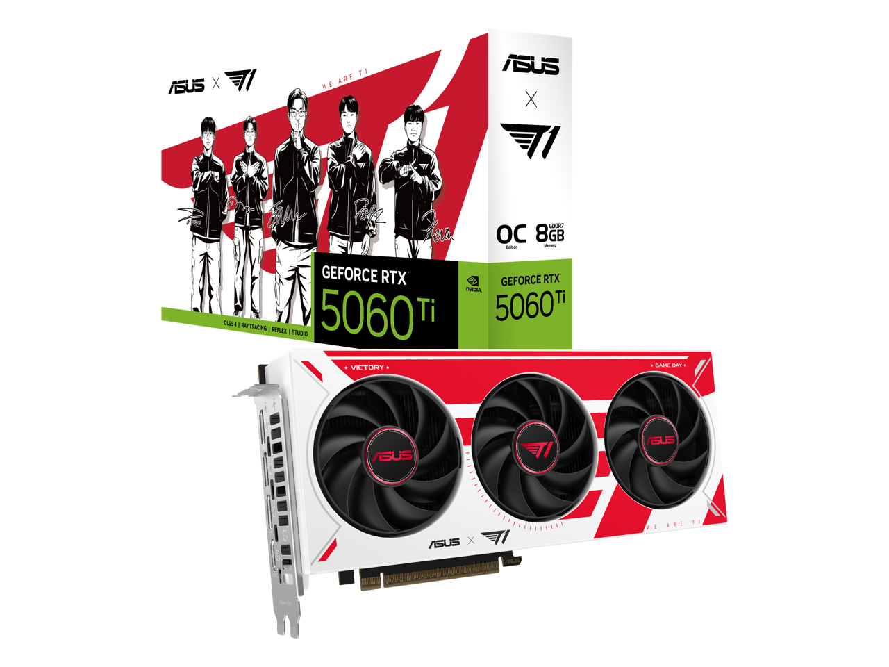 ASUS X T1 ARE WE ASUS X SOOR OC 8GB - GEFORCE RTX 5060Ti - DLSS | RAY TRACING | REFLEX | STUDIO VICTORY GLAM