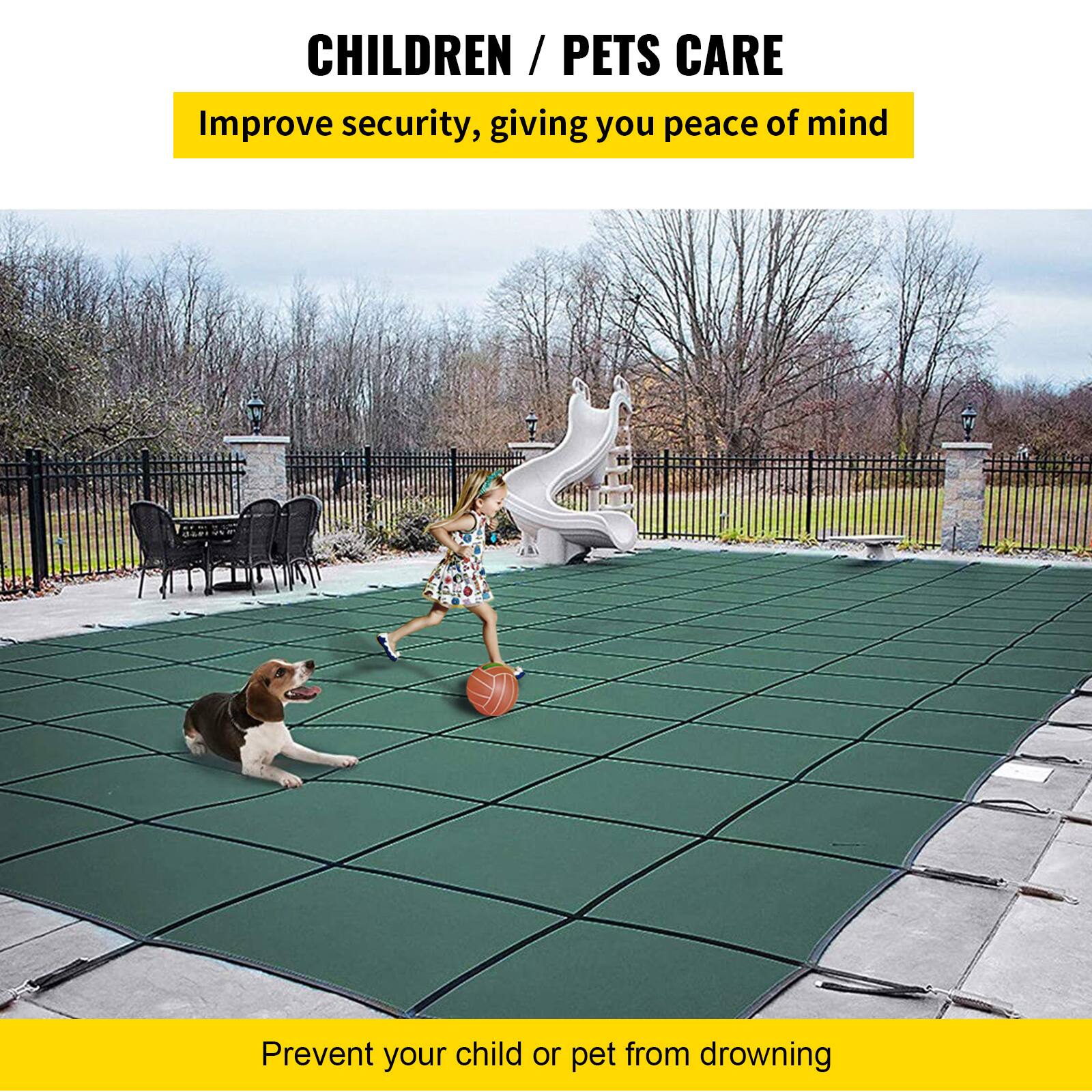 CHILDREN / PETS CARE
Improve security, giving you peace of mind
Prevent your child or pet from drowning