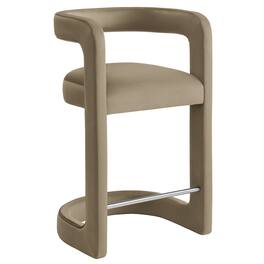 Modway - Winslow Performance Velvet Counter Stool - Gray
