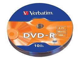 Verbatim - DVD-R, 16x, 4.7GB, 10/Pack (97901) - Blue/Orange