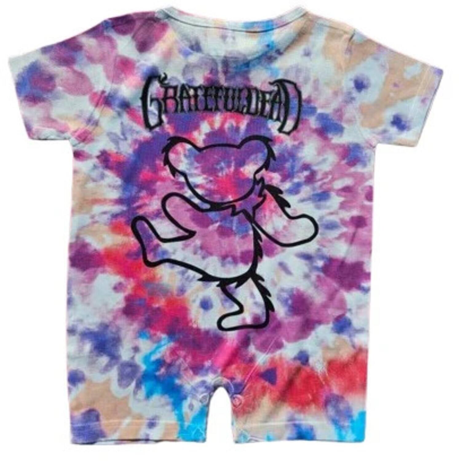 Alt View 1. PopMarket - Grateful Dead - Daphyl's - Grateful Dead - Tie Dye - Romper 6-12 mos. GDPTDR-612   - APPAREL - Multicolor.