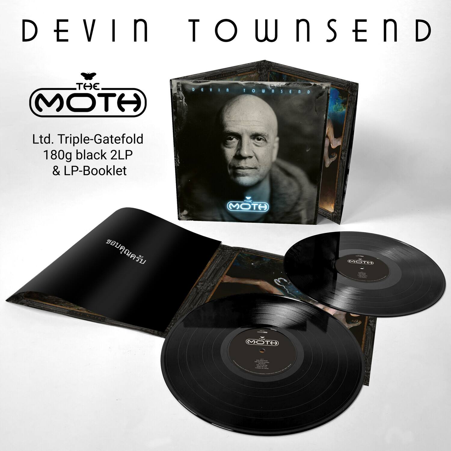 DEVIN TOWNSEND  
THE MOTH  
Ltd. Triple-Gatefold 180g black 2LP & LP-Booklet