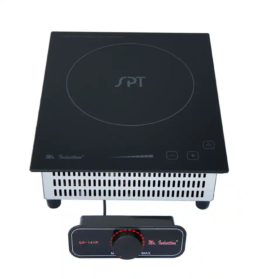 Mini Cooktop SPT 1400W Built In/Countertop Mini Induction Cooktop Black SR-141R ...
