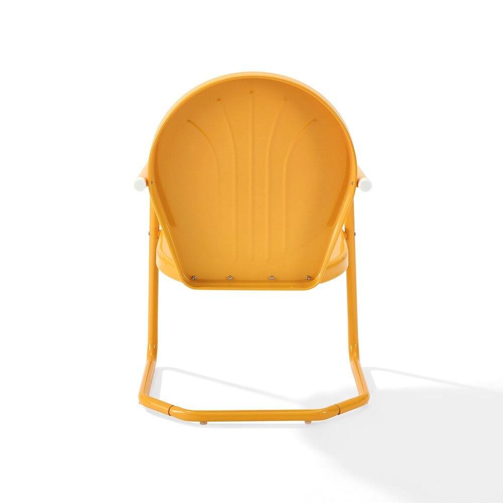 Alt View 7. Crosley Furniture - Griffith Retro Outdoor Chair - Tangerine Gloss.