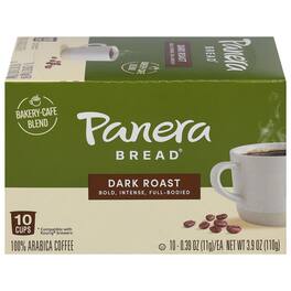 Panera Bread - Coffee Dark Roast Single Serve - Case of 6 - 10 ea