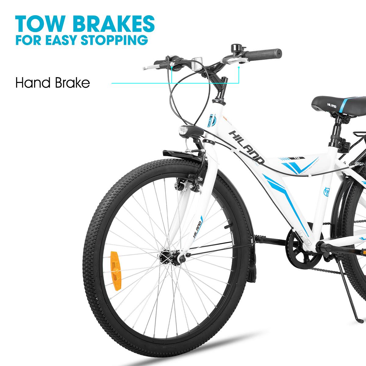 TOW BRAKES FOR EASY STOPPING  
Hand Brake IN HIL AND