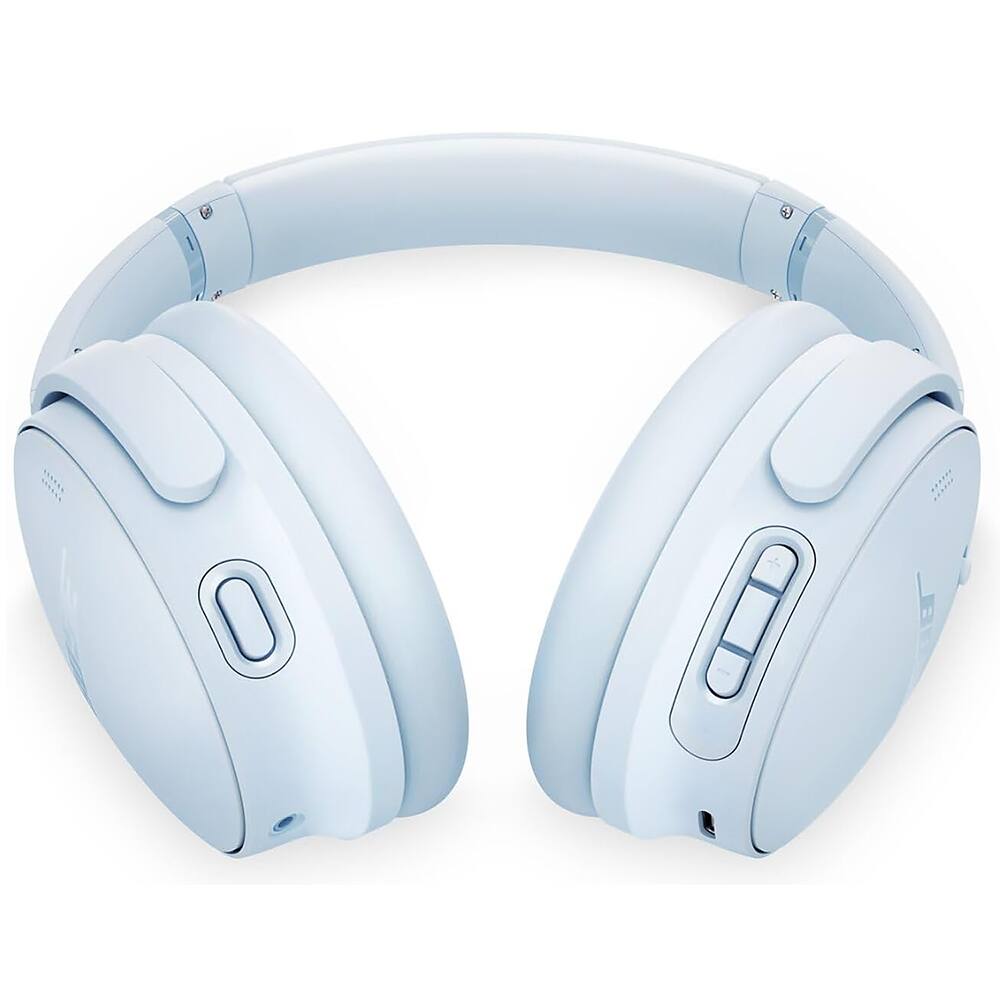Alt View 2. Bose - QuietComfort Wireless Over-Ear Bluetooth Headphones Power Bundle - Ice Blue.