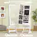 2 IN 1 Design W L MK H E M AFLANC LANL 20 le Full-length Mirror Jewelry Organizer