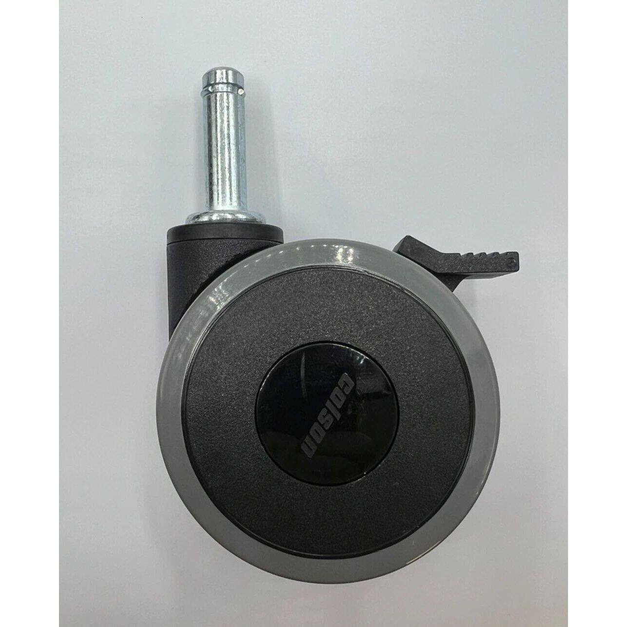 Alt View 4. Invacare - Lift Caster Assembly with Lock (5" Diameter) for Mobility Equipment Replacement - Black.