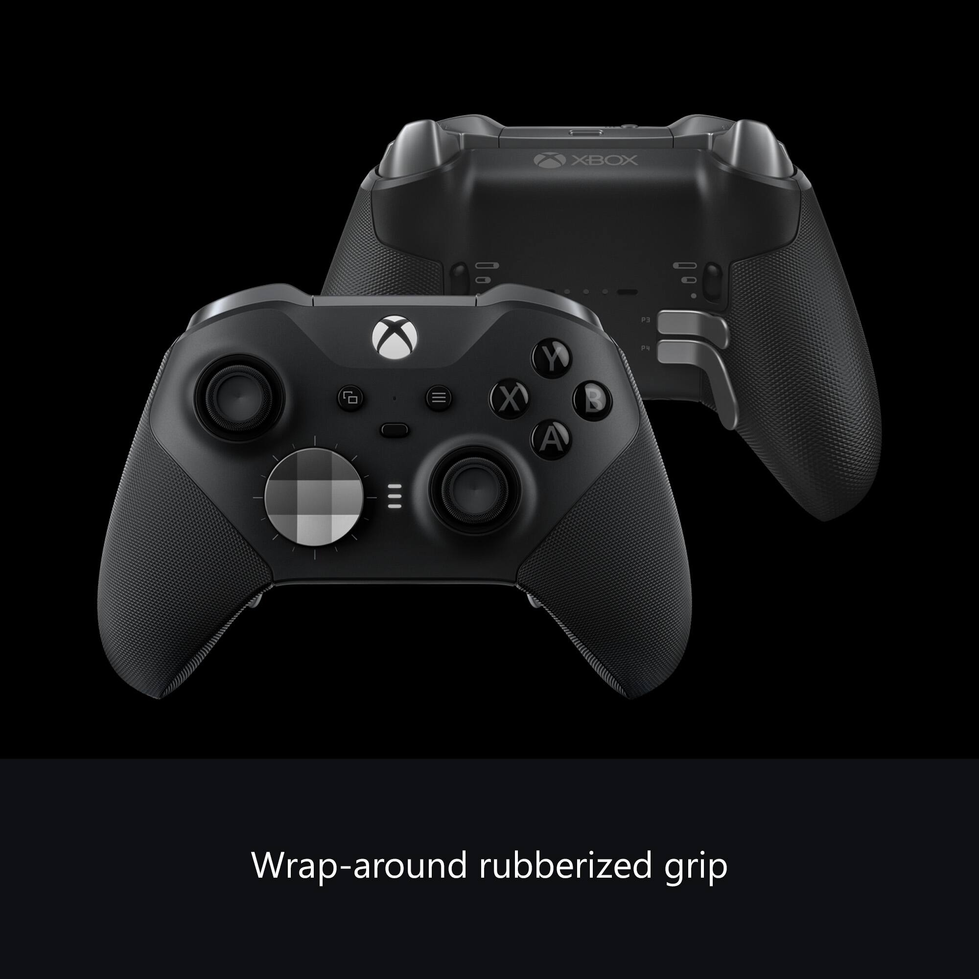 XBOX X = Y X A. 2 Wrap-around rubberized grip