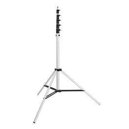 Flashpoint - Pro Heavy-Duty Air-Cushioned Light Stand (Chrome, 15.7')