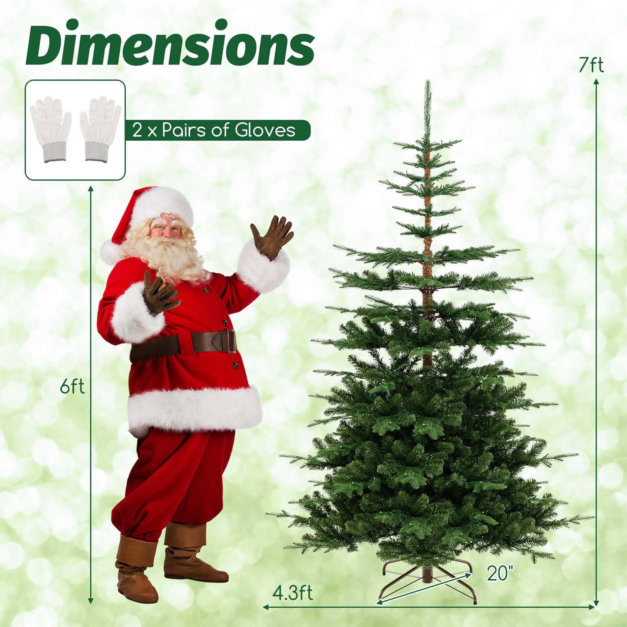 Dimensions: 7ft  
Pairs of Gloves: 2  
Height: 6ft  
Width: 4.3ft  
Base: 20"