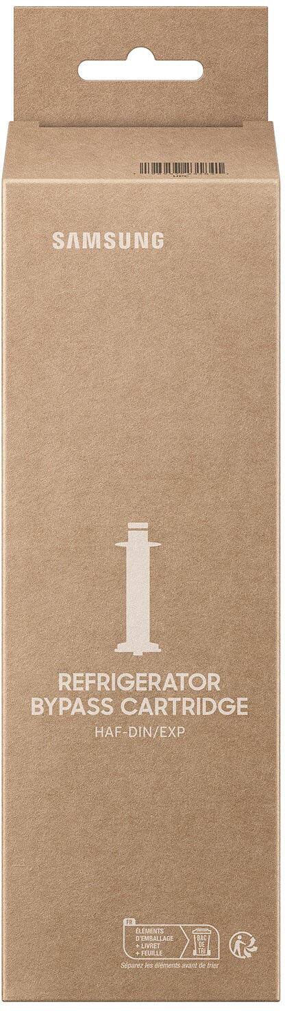 SAMSUNG  
REFRIGERATOR BYPASS CARTRIDGE  
HAF-DIN/EXP  

FR  
ELEMENTS D'EMBALLAGE  
+ LIVRET DE 182 + FEUILLE  
Séparez les éléments avant de trier