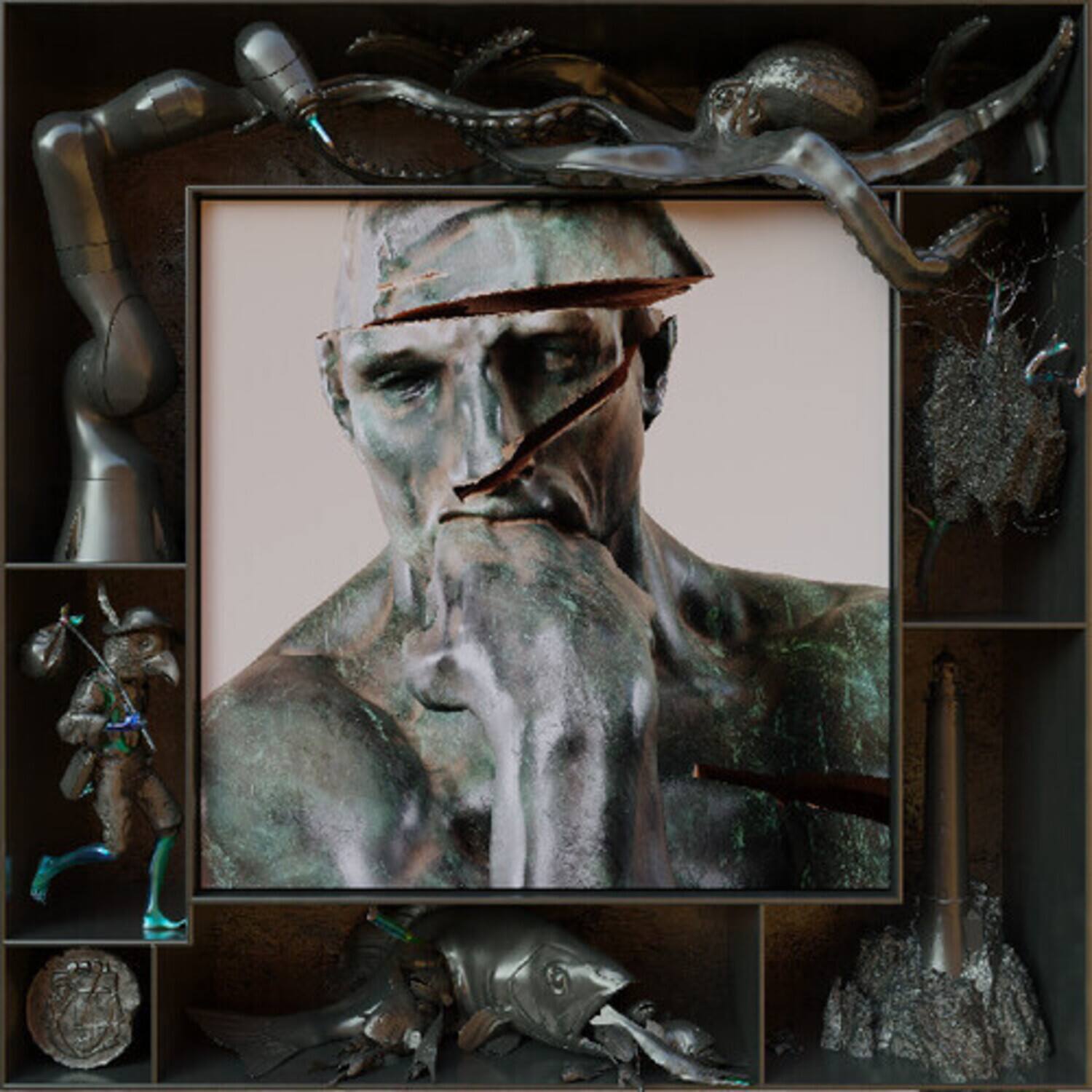 Alt View 1. Mark Pritchard & Thom Yorke - Tall Tales   - VINYL LP.