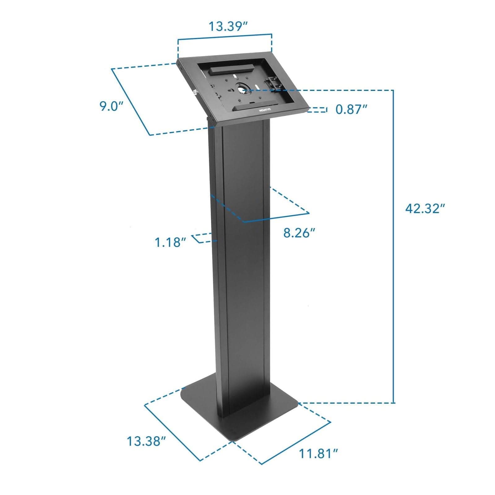 13.39" 9.0" 0.87" 42.32" 1.18" 8.26" 13.38" 11.81"
