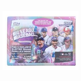 MLB 2023 Topps Big League Baseball Value Box | 10 Packs Per Box - Purple