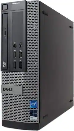 Dell - Refurbished Excellent - Optiplex 7010 SFF Desktop Computer, Intel Core i7 Up to 3.8GHz, 16GB RAM, 1TB SSD, WiFi, Keyboard&Mouse, Win11 Pro - Black