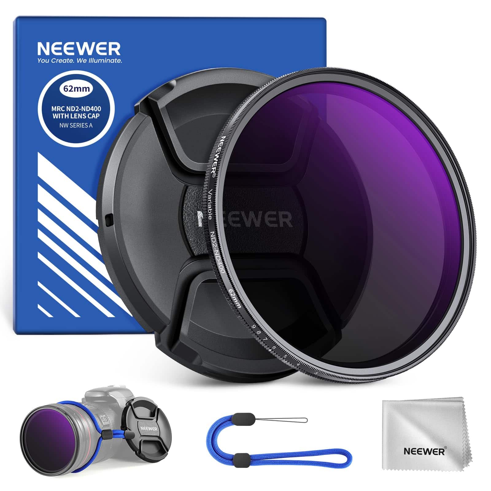 Neewer - 62mm Variable ND2-400 Filter: 1-9 Stops price history on PriceWatchPro