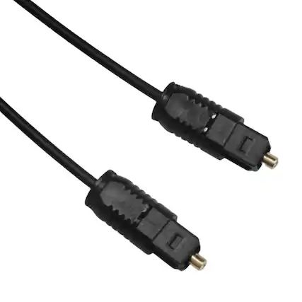 Front. Sanoxy - Sanoxy Gold TOSLink Fiber Optical Optic Digital Audio Cable SPDIF Sound Bar Cord (10 ft) - Black.