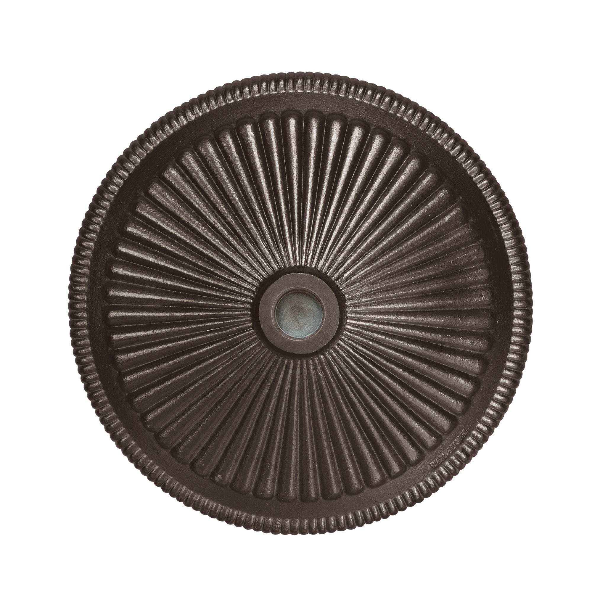 Alt View 1. Mondawe - 50lb Cast Iron Umbrella Base Fits up to a 1.5" dia. pole - Bronze.