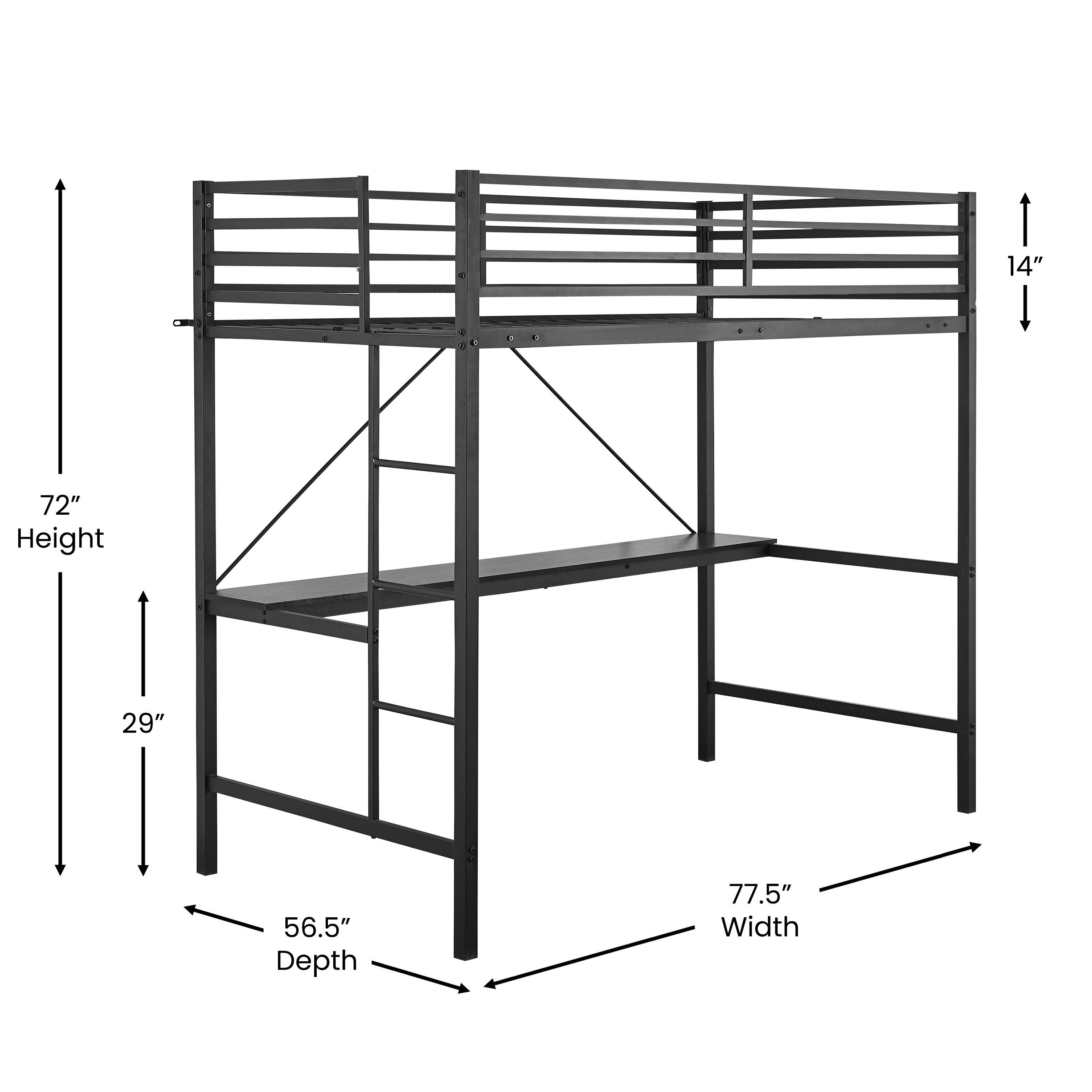 14" Height  
72" Height  
29" Depth  
56.5" Depth  
77.5" Width