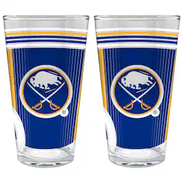Great American Products - Buffalo Sabres Two-Piece 16oz. Pint Glass Set - Multicolor