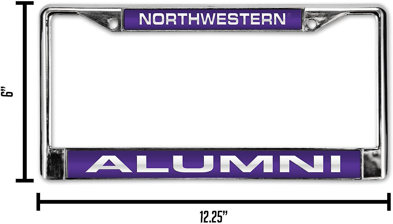 NORTHWESTERN  
ALUMNI  

6"  
12.25"