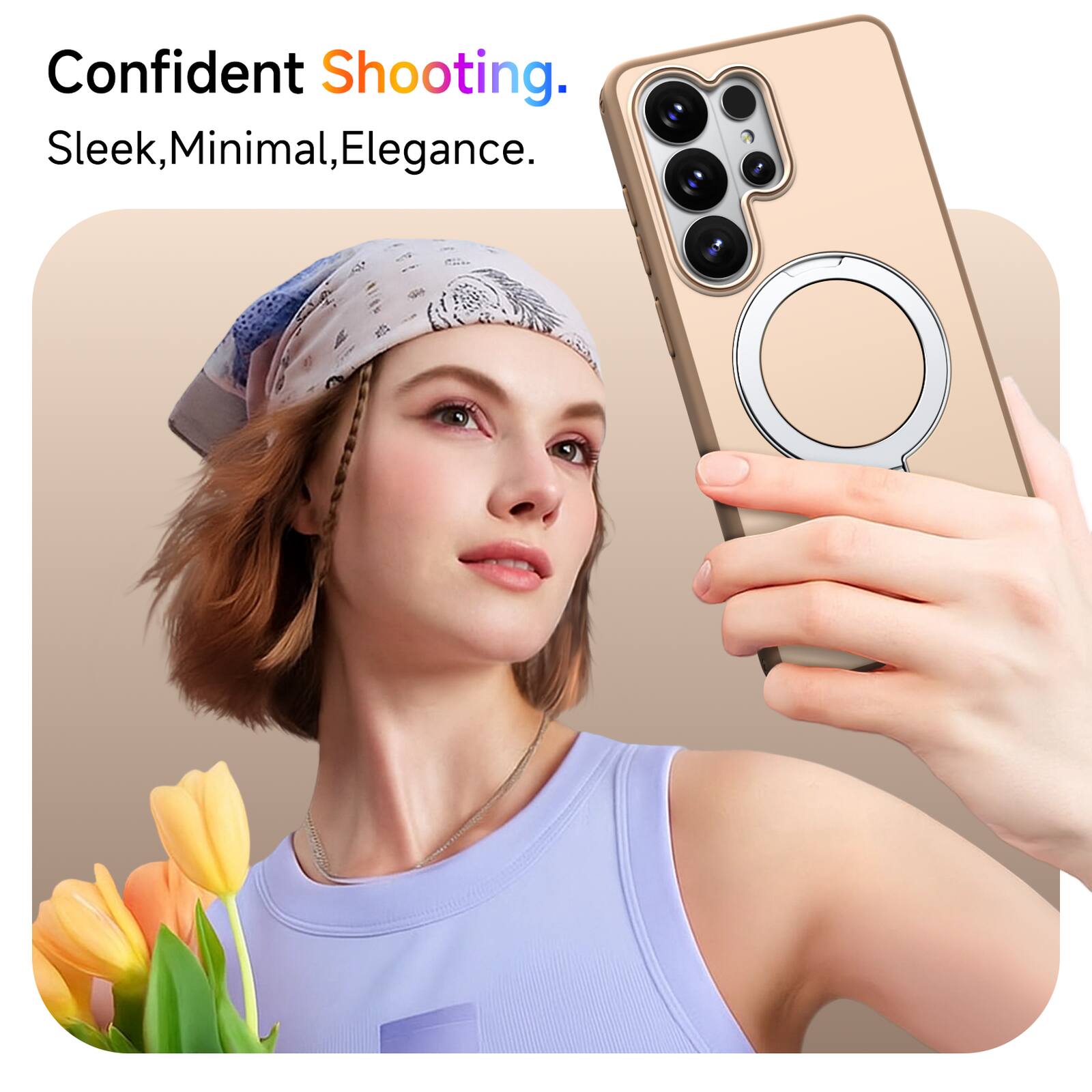 Confident Shooting. Sleek, Minimal, Elegance.