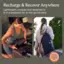 Recharge & Recover Anywhere: Lightweight, compact, and designed to fit in a backpack for on-the-go recovery. Includes an easy-carry drawstring bag.