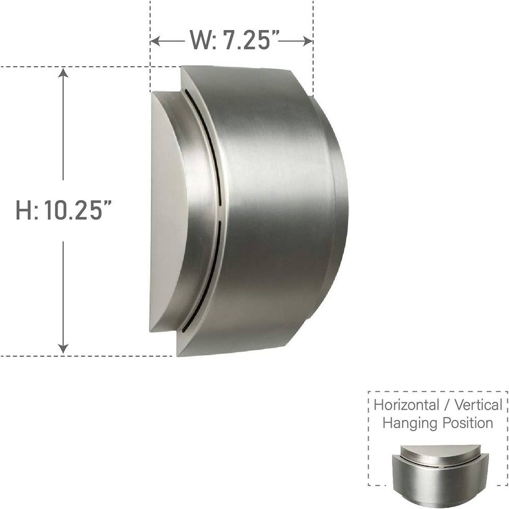 W: 7.25"  
H: 10.25"  
Horizontal / Vertical Hanging Position