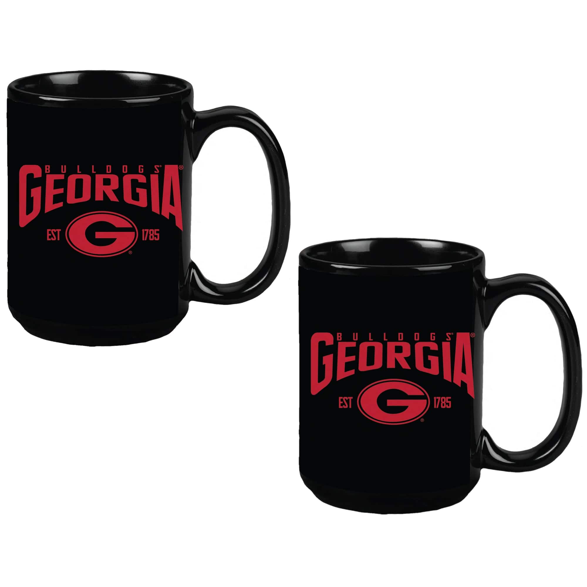 Indigo Falls - Georgia Bulldogs 15oz. Mug Two-Pack - Multicolor